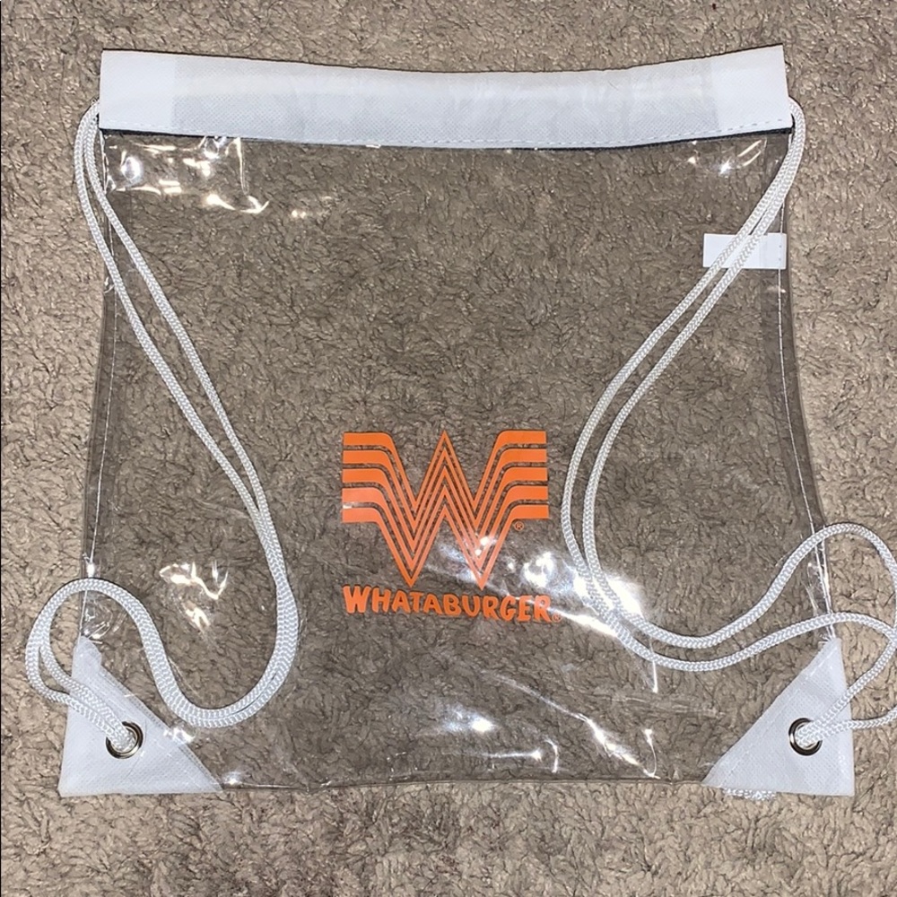 Whataburger drawstring bag